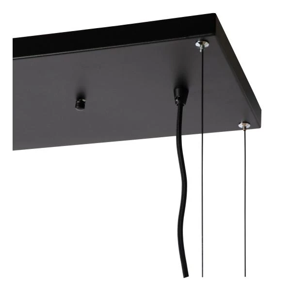 Lucide MIRAVELLE - Hanglamp - 6xGU10 - Zwart - detail 2